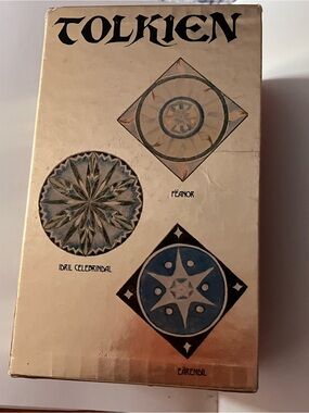 Vintage gold JRR Tolkien Box LOTR books